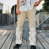 Cooper Cargo Pant (Brown/Cream)