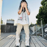 Cooper Cargo Pant (Brown/Cream)