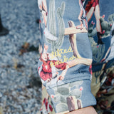 Jesse Allover Print Hoodie (Blue)