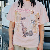 Backstage Graphic Tee (Muted Pink)