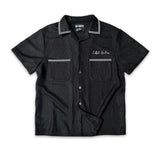 Hustlers Knit Button Up (Black)