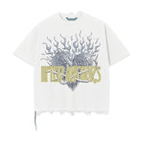 Zeppelin Crop Tee (White)